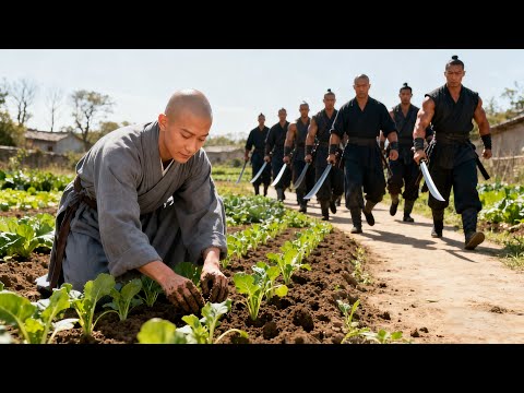Kung fu film! A bullied vegetable-growing monk is a hidden master, shocking everyone with true power
