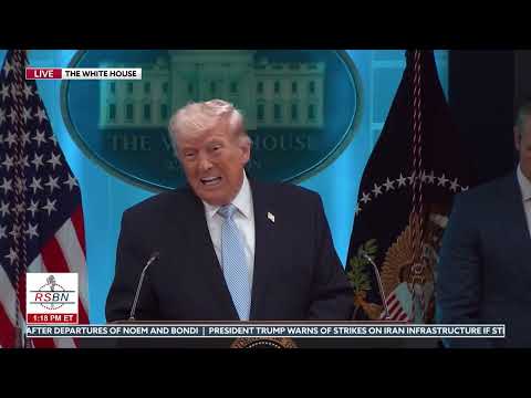FULL EVENT: President Trump Holds a Press Briefing on the Rescue Operation of U.S. Soldiers - 4/6/26
