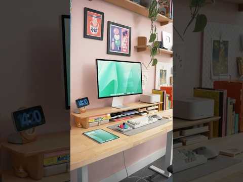 Relaxing Desk Setup & Office Sounds 🍃