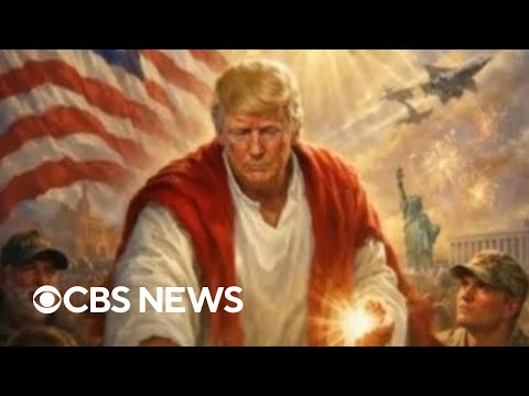 Trump deletes social media post with AI image depicting him as Jesus after backlash