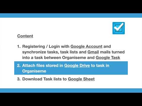 Organiseme integration with Google 2025