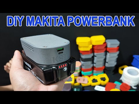 DIY Makita 18v Powerbank with 3D Printer