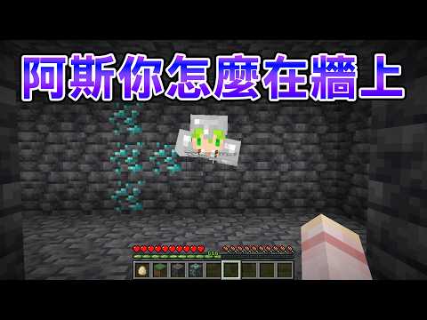 【紅斯合體】我找了阿斯來玩生存！但是這個世界會讓阿斯精神錯亂｜Minecraft生存