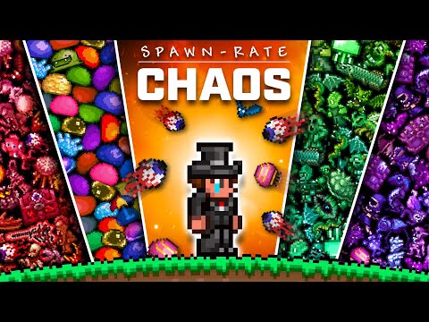 Can you Beat Terraria with INFINITE Enemy Spawn Rate?