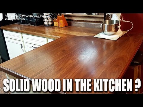 The DANGER of making your own wood countertops!