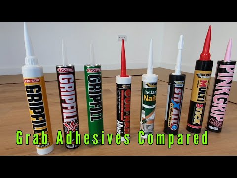 Grab Adhesives compared. How to fix skirting board using the correct grab adhesives