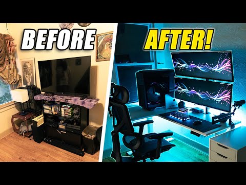 I Built My Friend's Dream Desk Setup! HUGE Transformation