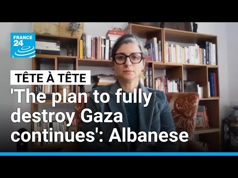 UN's Albanese slams 'shameful and defamatory' anti-Semitism accusations against her • FRANCE 24