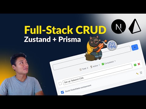 Full-Stack Next.js ToDo App with Zustand & Prisma | PostgreSQL CRUD Tutorial