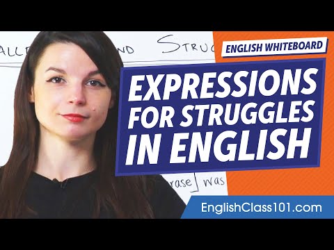 Expressions for Challenges and Struggles | Learn English Vocabulary for Beginners