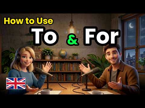 How to Use To & For in Real English Conversations