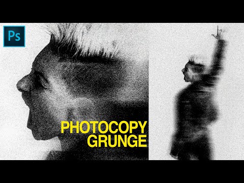 Easy Photocopy Xerox Grunge Punk Effect in Photoshop