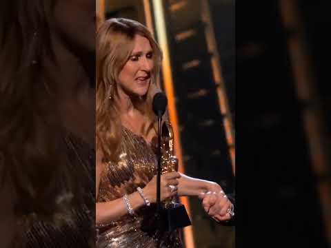 Celine Dion being too emotional 😭 Did she already discover she's sick? #celinedion #shorts