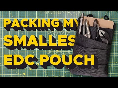 Packing my SMALLEST EDC Pouch with tools I use every day!
