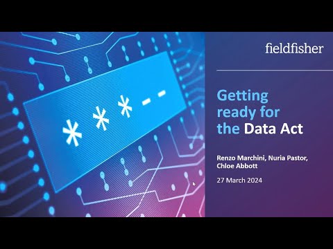 Privacy webinar - Get ready for the Data Act