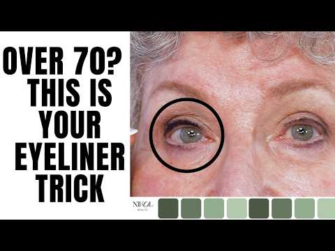 The SECRET Eyeliner Trick That Makes Your LASHES THICKER | Nikol Johnson #FierceAging