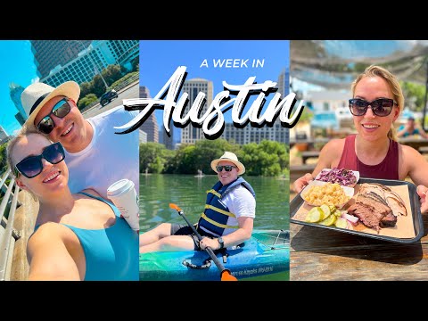 Austin Travel Vlog / Texas BBQ, Kayaking & Shopping ++