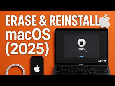 How to Erase, Reset, or Reinstall macOS (2025) Full Recovery Guide Macbook M4 Pro