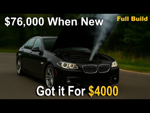 I Bought a $76,000 BMW 550i for $4000 — Rebuilt the Engine and Drove It! (FULL BUILD)