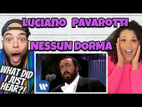 WE'RE OPERA FANS NOW!.. First time hearing Luciano Pavarotti Nessun Dorma REACTION