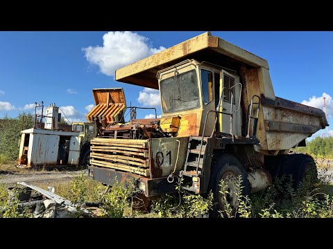 IT'S TOO HUGE! We brought the BELAZ back to life and took it for a spin 😱🚜