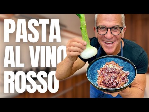 PASTA UBRIACA AL VINO ROSSO e CIPOLLE - Fatta così è SPETTACOLARE! Ricetta di Chef Max Mariola