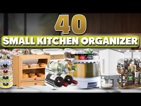 40 Amazon Small Kitchen Organizers to Double Your Space