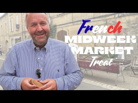 MARKET in a Medieval FRENCH town full of ANTIQUES!