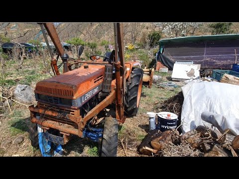 대동트랙터 L2601/유압수리 출장! 토끼,시골배경 너무 아름다워~