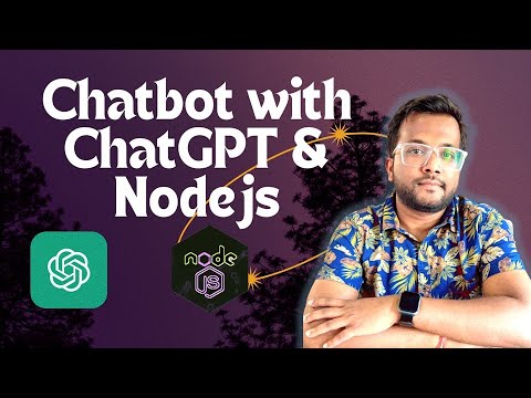 Chatbot with ChatGPT and NodeJS | ChatGPT NodeJS | OpenAI
