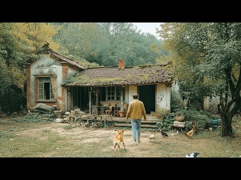 After a Failed Marriage, Single Man Turned an Abandoned House into a Garden Paradise