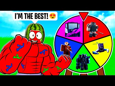 Spin The Wheel FOR RANDOM TEAM In Toilet Tower Defense