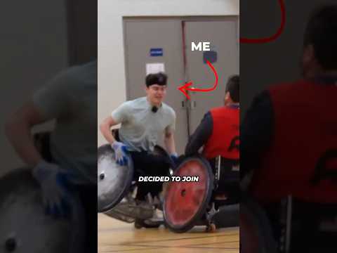 Joining a wheelchair rugby team but I’m able bodied #wheelchairrugby #sports #challenge #competition