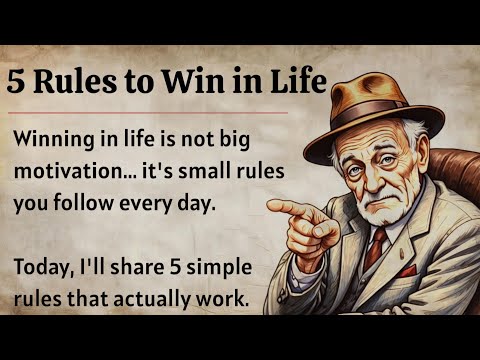 5 Rules to Win in Life | Build a Strong Mindset 🔥 | Graded Reader | Improve Your English Fluency ✅️