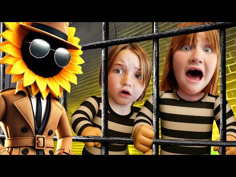 Mr. SUNFLOWER traps Spy Adley!! Niko and Navey help our Family escape from Brookhaven Jail, part 3