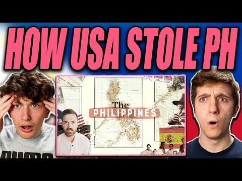 Americans React to How The US Stole The Philippines!