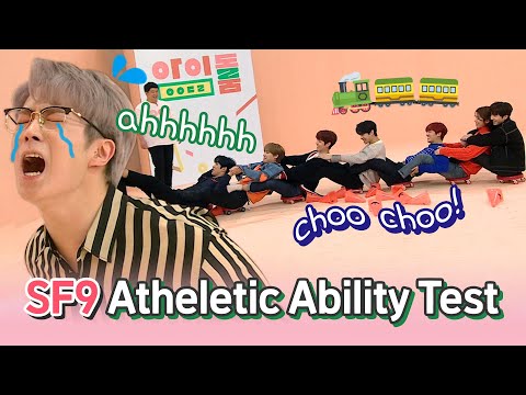 Let's Test Physical Strength! SF9's Pulling Chairs Relay!🚂