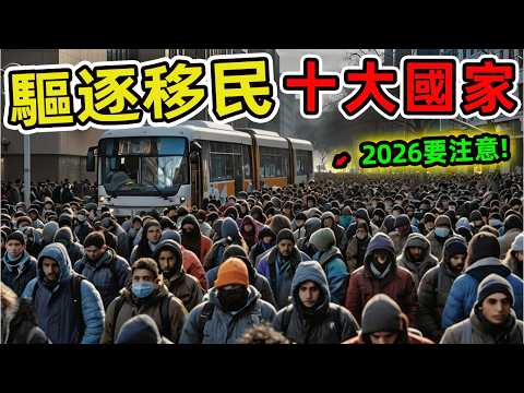 2026年正驅逐移民的十個國家，第一名震撼全球,90%的人絕對想不到。|世界指南針 #世界之最 #出類拔萃 #腦洞大開 #top10 #國家 #國家排名 #移民 #非法移民 #驅逐移民