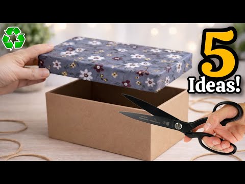 Super Beautiful but Low-Cost! 5 Best DIY Space-Saving Craft Ideas from Waste Material ♻️#2025