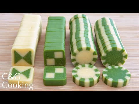 [New] How to make 4 kinds of patterned ice box cookies | Making sweets Ice box cookies Cookies