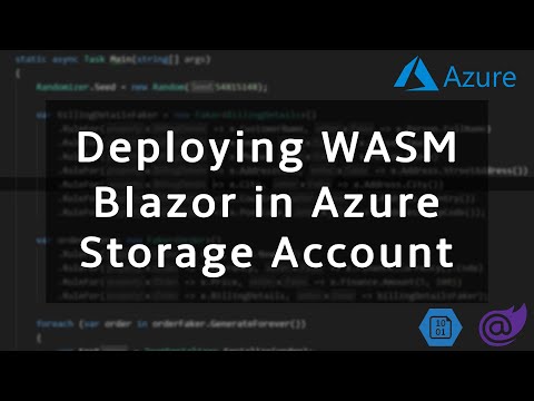 Deploying and hosting WebAssembly Blazor in Azure Storage Account (custom domain and SSL)