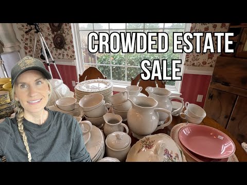 Packed House Estate Sale: Hunting for Treasures – Shop With Me!