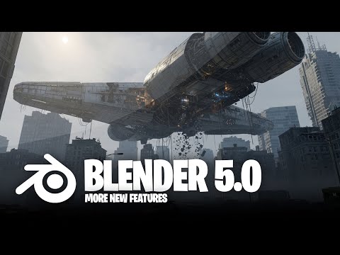 New crazy blender 5.0 features & updates
