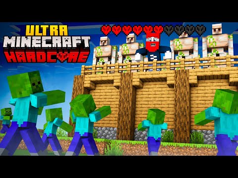 Ich BAUE meine *OP* BASE in Minecraft Ultra Hardcore