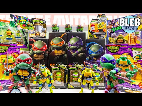 Teenage Mutant Ninja Turtles unboxing toy collection | TMNT | ASMR | Mutant Mayhem | Mashems | BLEB