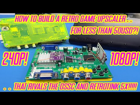 LET'S BUILD A RETRO 240P VIDEO UPSCALER THAT RIVALS the OSSC & RT5X!