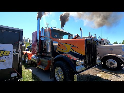 Insane Kenworth Race Semi Showing off Epic Sounds. #shorts