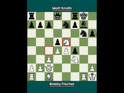 Bobby Fischer vs K.O. Mott-Smith ◉ Chicago Simul 1964 | Brilliant Win by Fischer