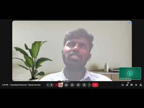 𝐑𝐞𝐚𝐜𝐭𝐉𝐒 𝐃𝐞𝐯𝐞𝐥𝐨𝐩𝐞𝐫 𝐢𝐧𝐭𝐞𝐫𝐯𝐢𝐞𝐰 𝐍𝐨-8|𝐅𝐑𝐄𝐒𝐇𝐄𝐑'𝐒 𝐅𝐫𝐨𝐧𝐭 𝐄𝐧𝐝 𝐈𝐧𝐭𝐞𝐫𝐯𝐢𝐞𝐰 | 𝐉𝐚𝐯𝐚𝐬𝐜𝐫𝐢𝐩𝐭, 𝐇𝐓𝐌𝐋,𝐂𝐒𝐒