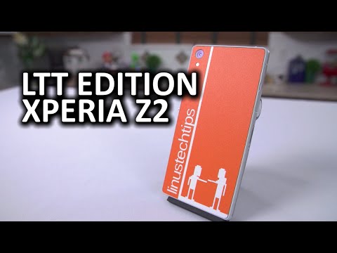 Xperia Z2 Phone from Sony with Custom LTT Skin from dbrand... and a Surprise!